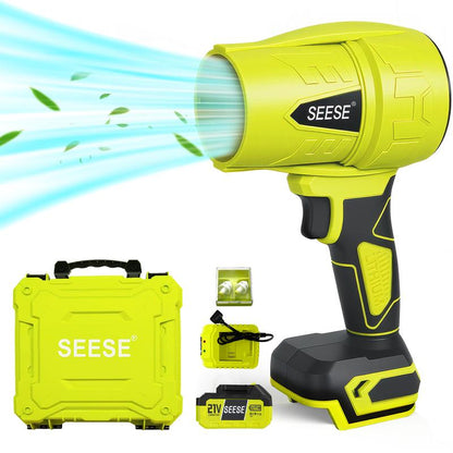 SEESE Turbojet Hair Dryer, Car Wash Dryer, Handheld Snow Blower, Cordless Turbo-Powered Dust Remover, Garden Maintenance